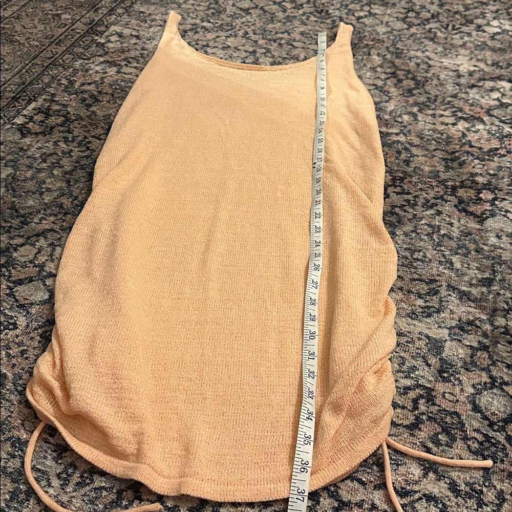 Cotton On Peach Knit Dress/Coverup, L - Picture 11 of 12